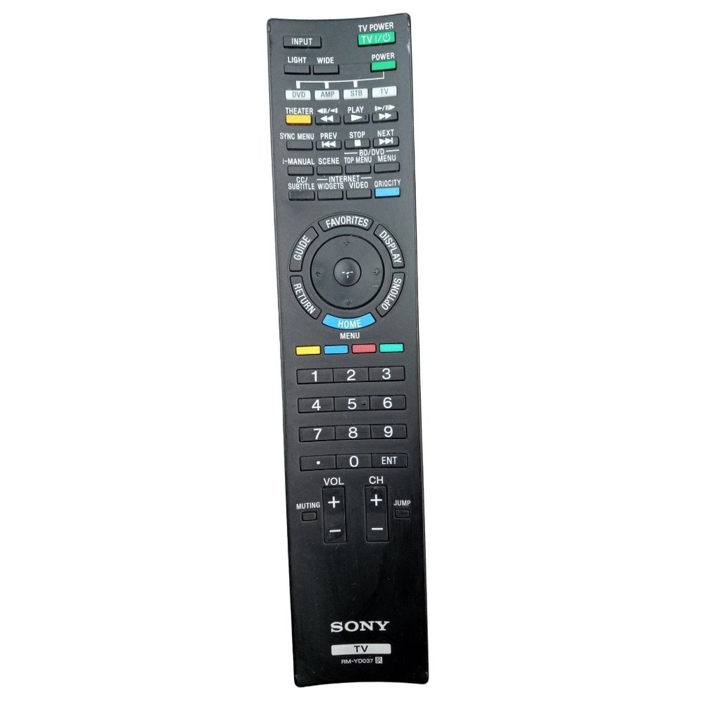 Sony TV Authentic Brand Remote Control RM-YD037 Bravia LED Tested Works OEM